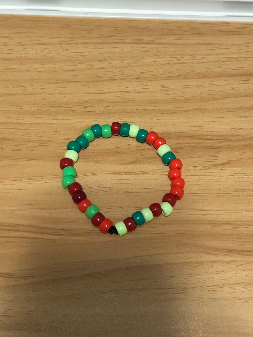 Green and red random pattern bracelet 2 for 5$
