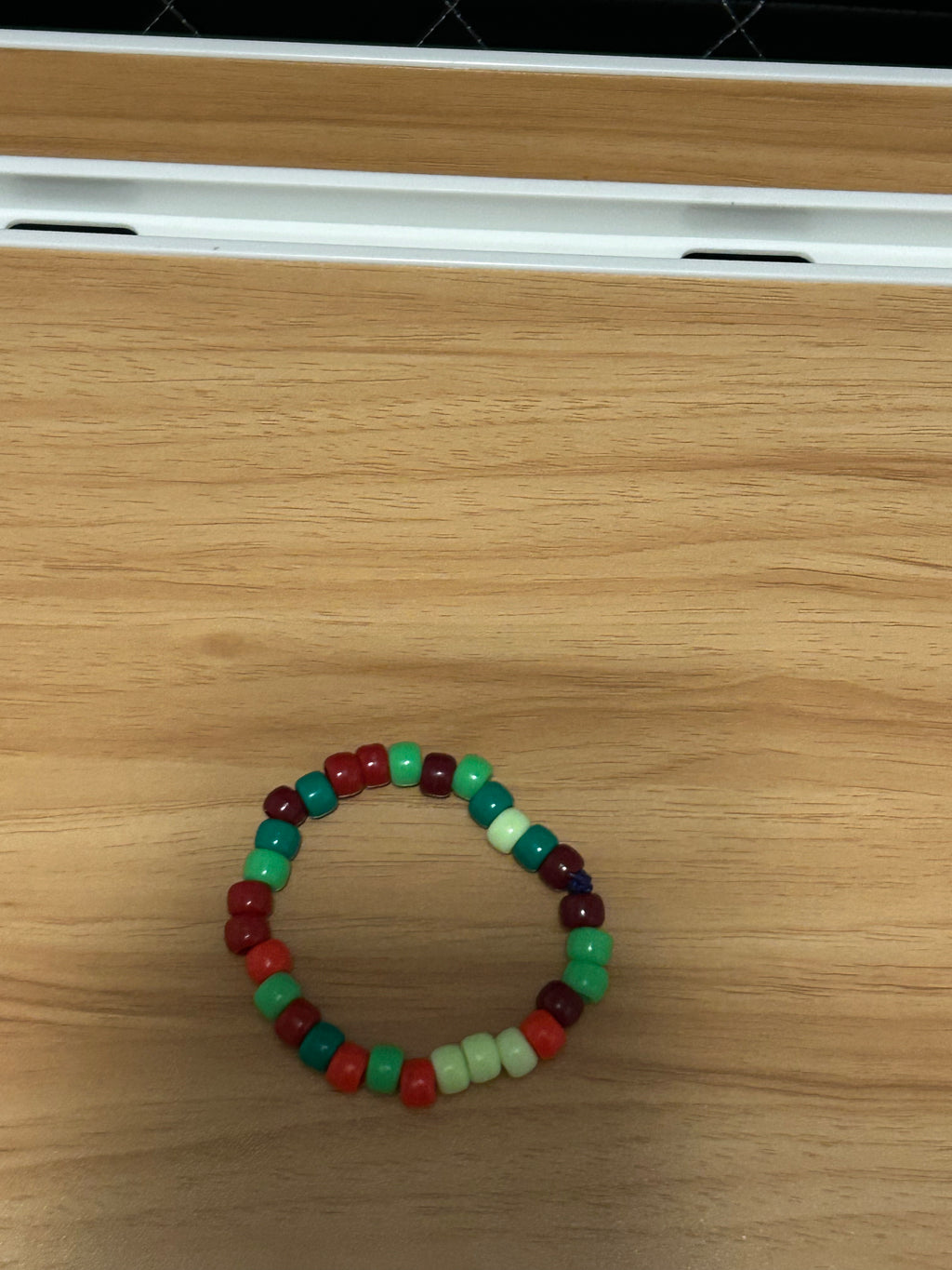 Green and red random pattern bracelet 2 for 5$