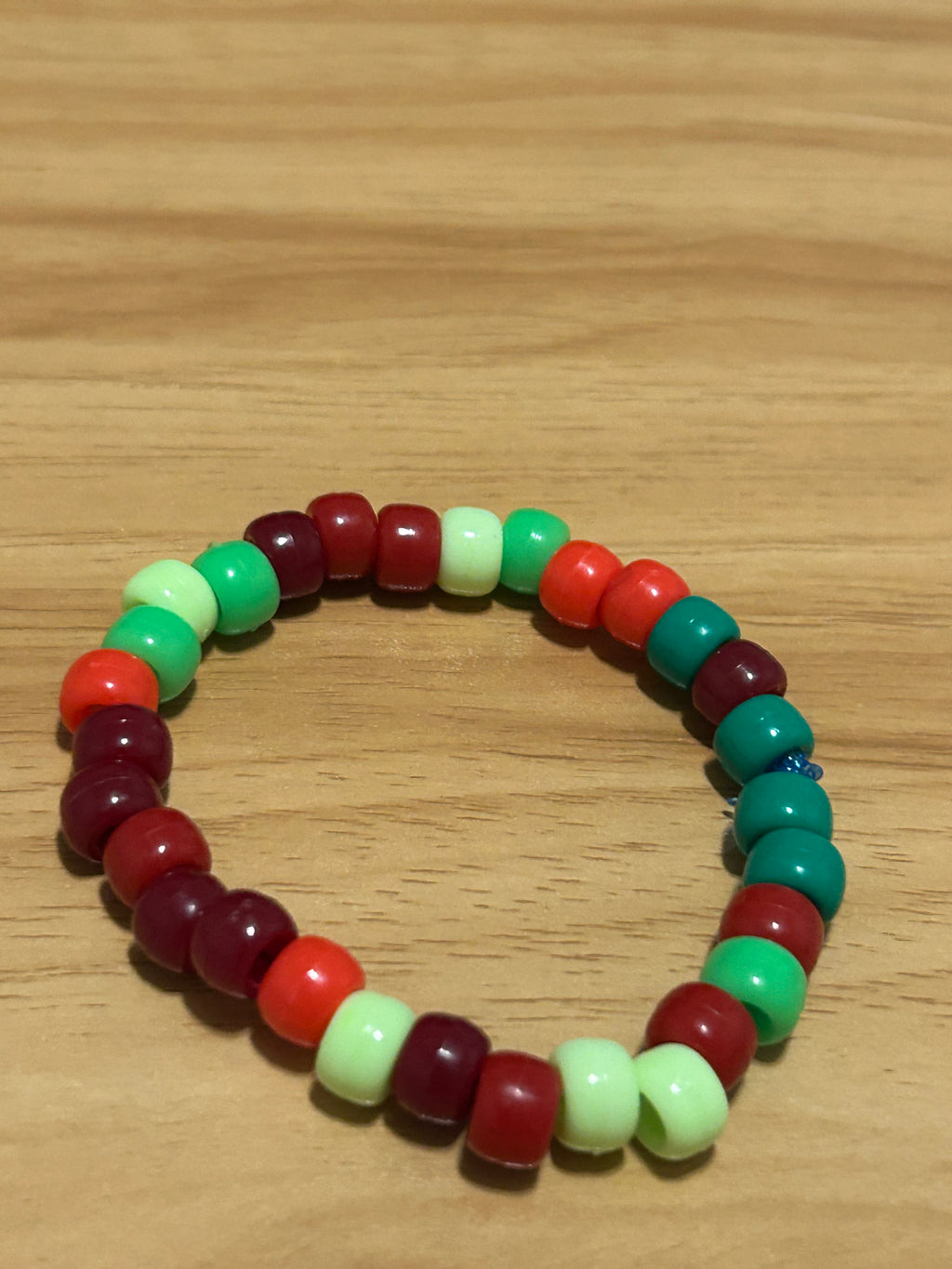 Green and red random pattern bracelet 2 for 5$